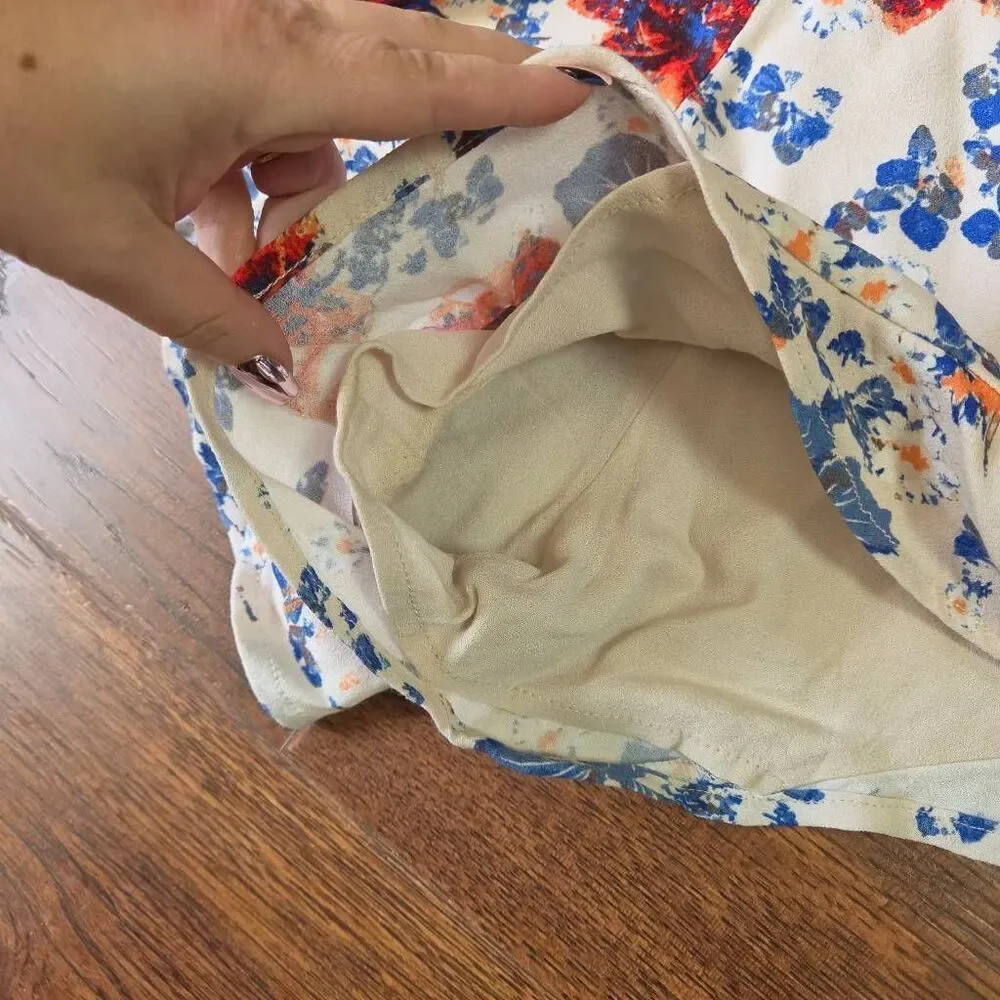 Free People Fiona Floral Flutter Shorts